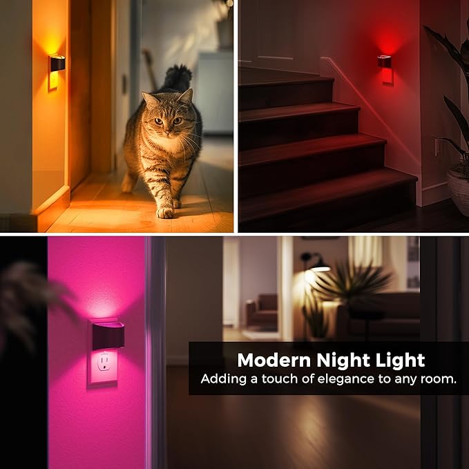 L LOHAS LED Night Lights Plug into Wall, Kids Night Lights - Image 5