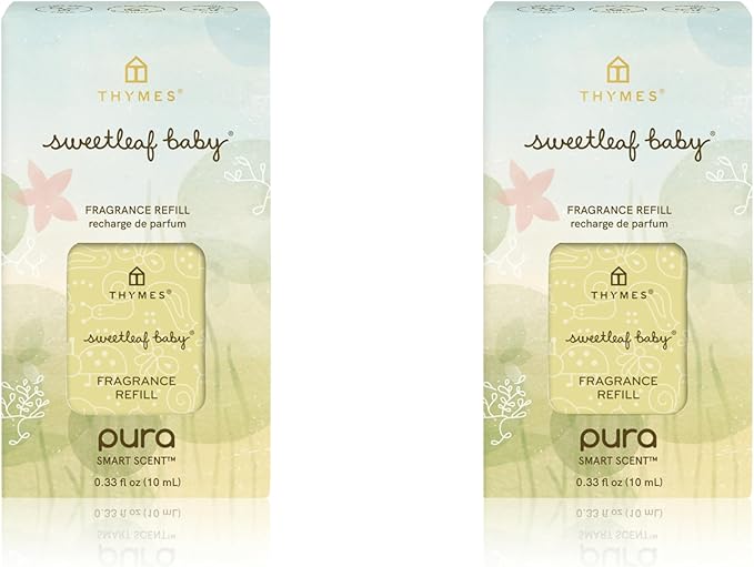 Thymes Pura Refills – 2 Pack of Oil Diffuser Scents – Long-Lasting Pura by Thymes