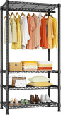 Ulif H2 Heavy Duty Clothes Rack, Freestanding 4 Tiers Garment Rack by Ulif