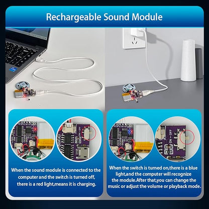 Voice Module, MP3 Music Sound Chips, 16MB Sound Module - Image 6