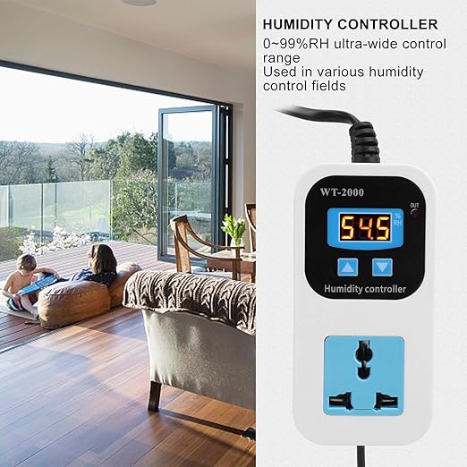 Digital Humidity Controller Humidity Detector Controlling Device, Air Humidity - Image 5