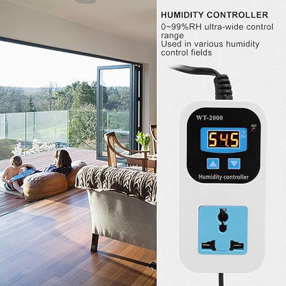 Digital Humidity Controller Humidity Detector Controlling Device, Air Humidity - Image 5