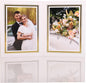 4x6 Photo Folder, White Cardboard Picture Frame, Vertical Paper Photo Frame Cards Pack of 12(HTPFB6-WG-12)