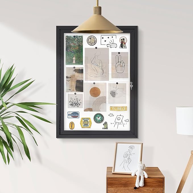 Outdoor Bulletin Board 36x24 in, Weatherproof Enclosed Bulletin Board - Image 8