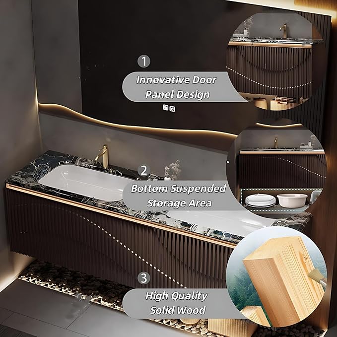 Double Sink Bathroom Vanity - Image 5