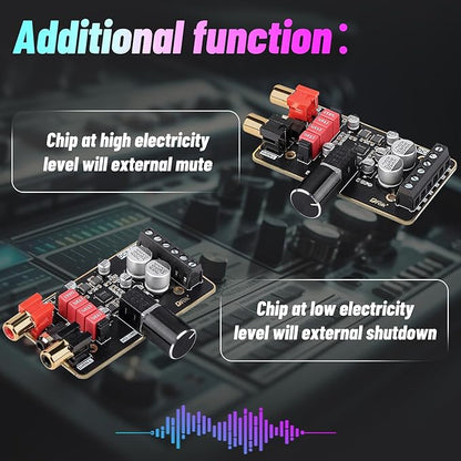 DROK 15W+15W 2.0 2pcs 12V Amplifier Board, Dual Channel Audio Amplifier Board - Image 7