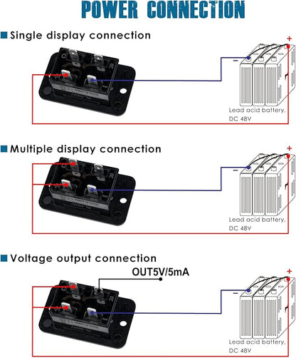 Runleader LED Battery Level Monitor, Charge and Discharge Display- Only Suitable - Image 7