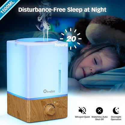 Exqline 1500ml Large Aroma Essential Oil Diffuser - Image 6