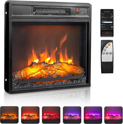 ROVSUN 23" Electric Fireplace Inserts by ROVSUN