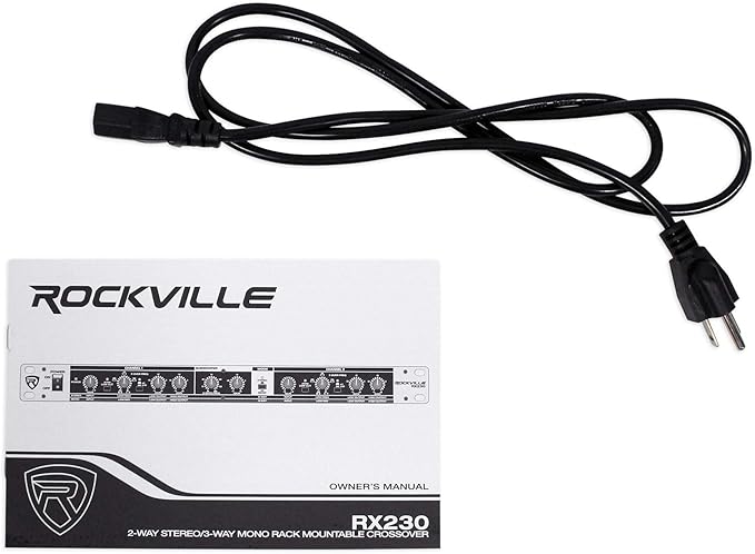 Rockville RX230 2-Way Stereo/3-Way Mono Crossover, XLR Input/Output, Adjustable - Image 10