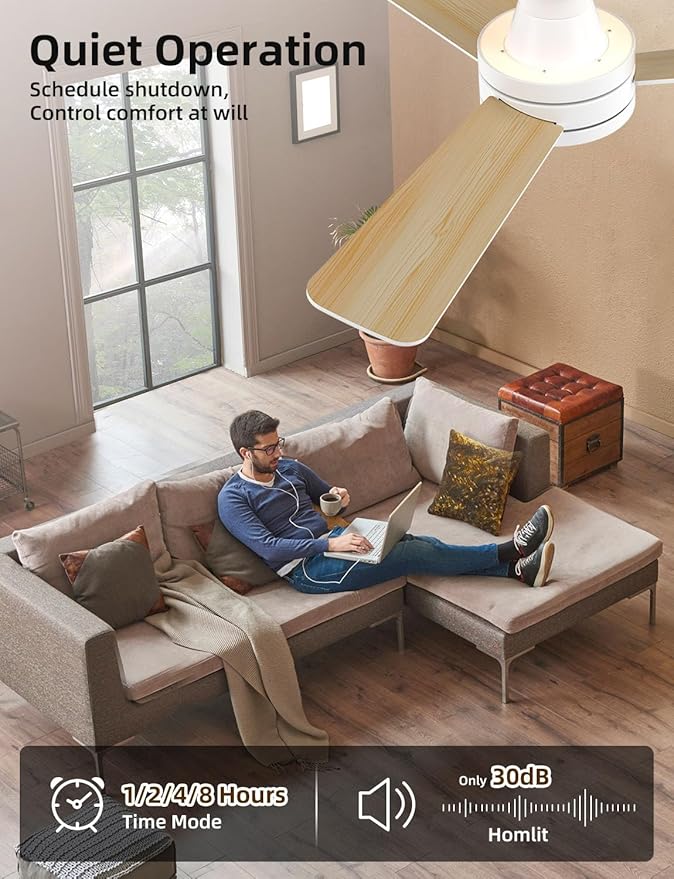 Homlit 42 inch RGB Ceiling Fan - Image 6