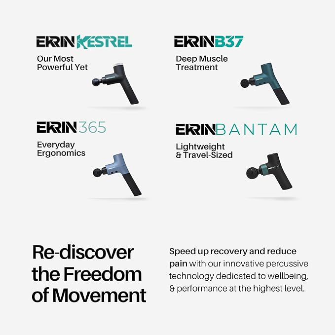 Ekrin Athletics Kestrel Massage Gun: Enhanced Precision & Comfort - Image 8