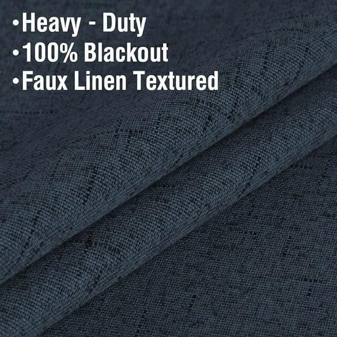 H.VERSAILTEX Primitive Linen Blackout Curtains - Image 5