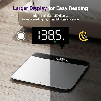 Ovutek Scale for Body Weight, Highly Accurate 450lb Digital Bathroom Scales for - Image 4