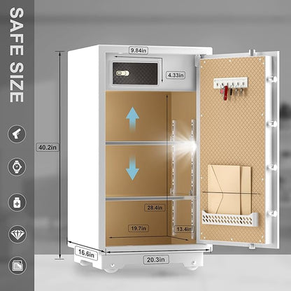 【US STOCK】TIGERKING 7.2 Cubic Feet Extra Large Heavy Duty Safe Box, Home Safe - Image 2
