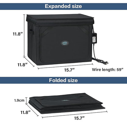 Large UVC Sanitizer Box with Ozone, Foldable Cleaner Bag with Timer, 36L/9.5gal - Image 2