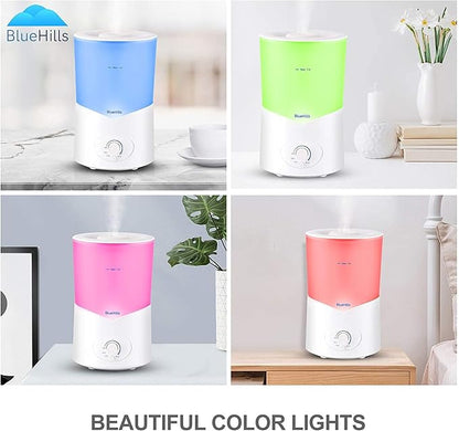 BlueHills Large 1000 ML XL Essential Oil Diffuser White Aromatherapy Humidifier - Image 2