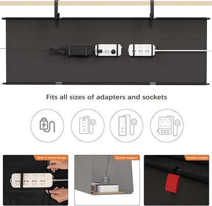 Under Desk Cable Management Tray - Image 2