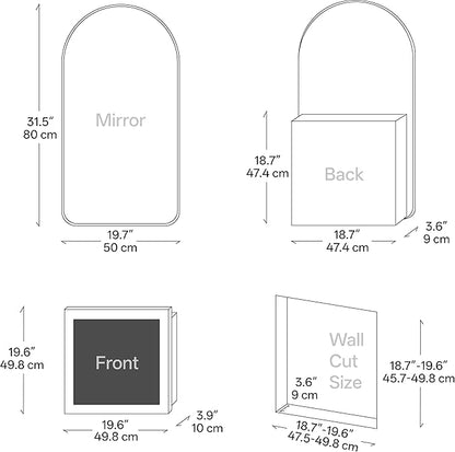 Arched Bathroom Medicine Cabinet - Image 2