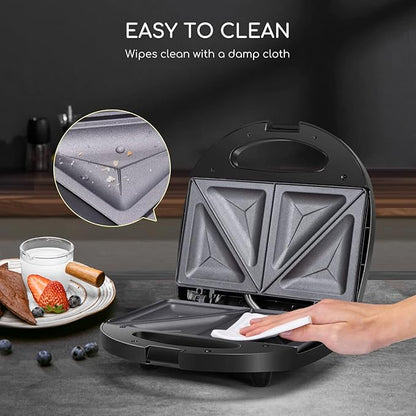 Aigostar 2in1 Sandwich Maker Panini Press Grill - Image 5