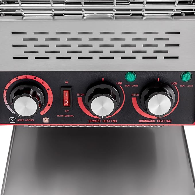 2200W Commercial Conveyor Toaster, 300 Slices/Hour - Image 5