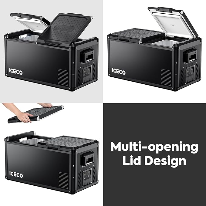 ICECO VL90 ProD Portable Refrigerator, Dual USB & DC 12/24V, AC 110-240V - Image 6