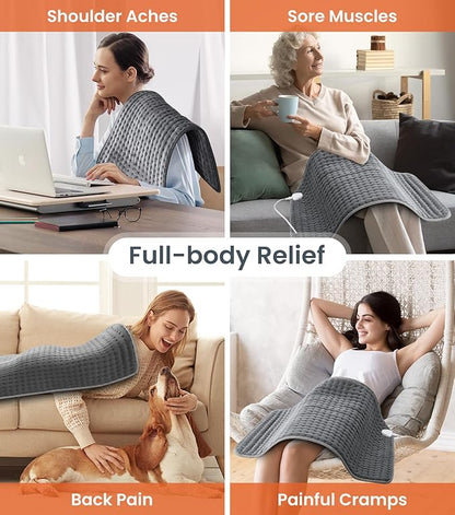 17''×33'' Heating Pad for Back Pain, Electric Heating Pad - Image 3