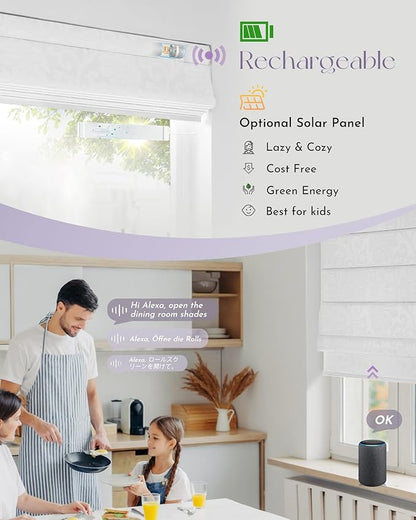 Graywind Smart Roman Shades Compatible - Image 3