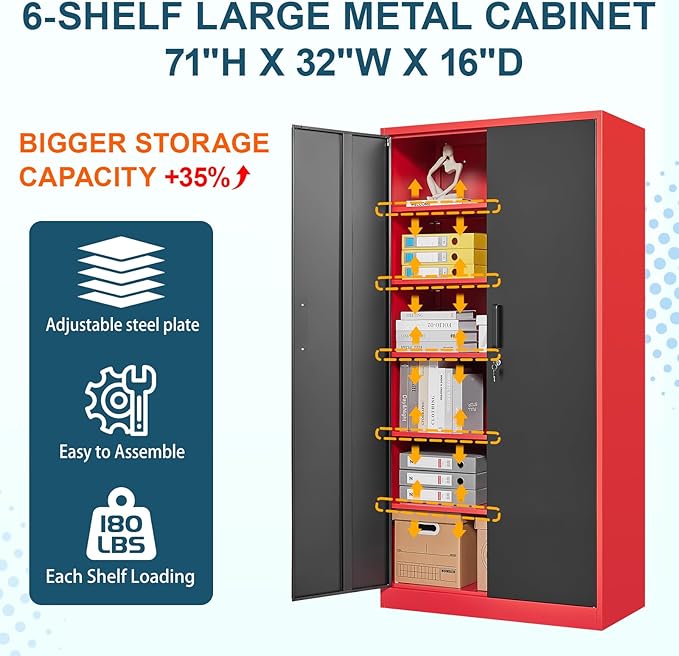 MIIIKO Metal Storage Cabinet - Image 4