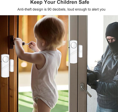 Security Door Window Alarm, Wireless Sensor Door Window Burglar Alarm, Door - Image 2