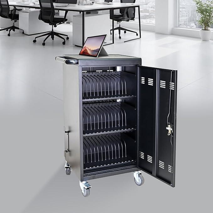45-Bay Mobile Charging Cart - Image 9