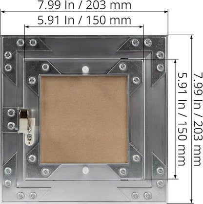 6" x 6" Inch Aluminum Drywall Access Panel - Image 6