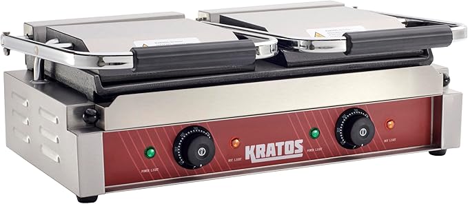 Kratos Commercial Electric Panini Sandwich Grill - Image 5
