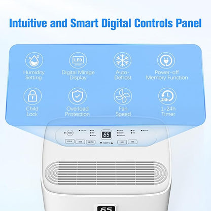 DEVERSE Max 80 Pints Energy Star Dehumidifier - Image 3
