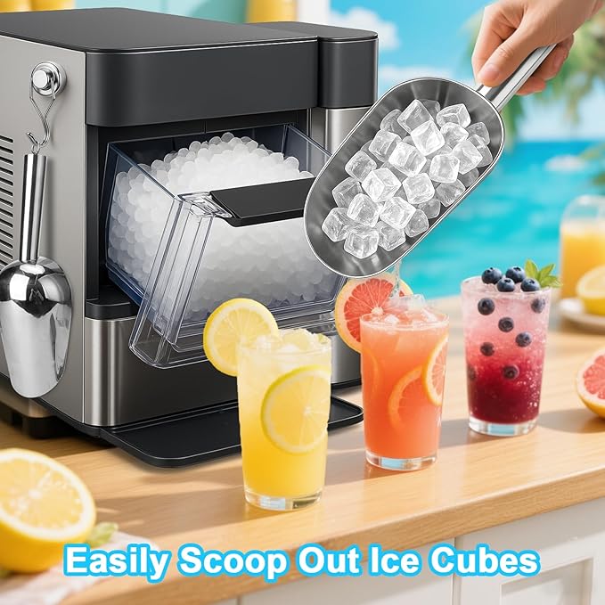 Stainless Steel Ice Scoop for Freezer - Image 2