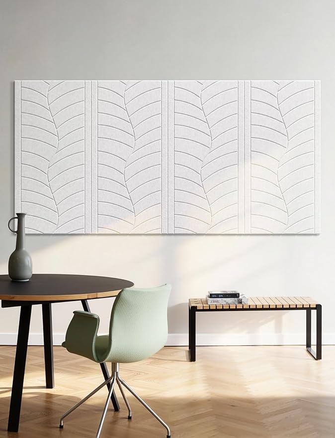 Topnaca 4 Pack Large Acoustic Panels Sound Absorbing by Topnaca