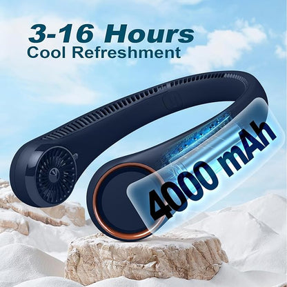 CIVPOWER Neck Fan: Portable Personal Neck Cooling Rechargeable Bladeless Fan - Image 5