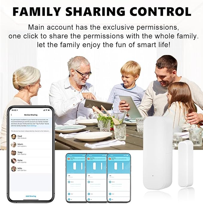 Smart Door Sensor: WiFi Door and Window Sensor, Wireless Design, Instant Alerts - Image 6