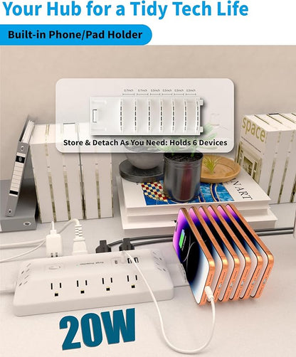 Inhwatek Surge Protector Power Strip - Image 4
