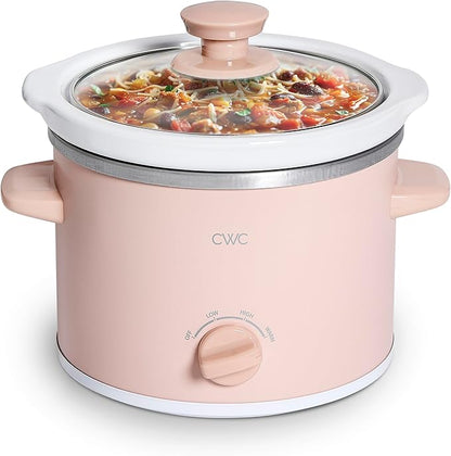 COOK WITH COLOR 2QT Mini Electric Round Slow Cooker by CookwithColor