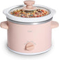 COOK WITH COLOR 2QT Mini Electric Round Slow Cooker by CookwithColor