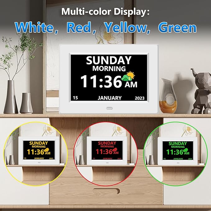 LXBYJKJ 7 Inch Digital Clock - Image 6