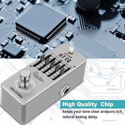 Rowin Guitar Equalize Effect Pedal EQ Add or Take Away Specific Bands Tune - Image 3