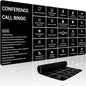 Baziabbo Office Desk Mat, Conference Call Bingo Mouse Pad by Unknown