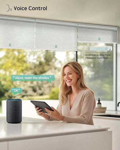 Yoolax Motorized Blinds with Remote, Smart Blinds - Image 2