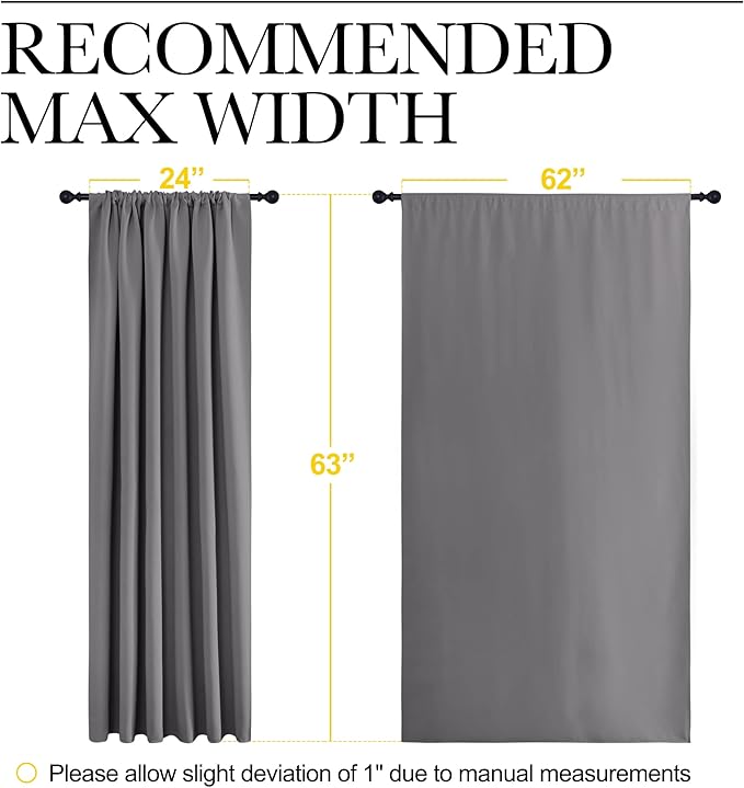 NICETOWN Blackout Curtain Panels - Image 7