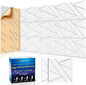 12 Pack Large Self-Adhesive Soundproof Wall Panels, 15.7 x 15.7 x 0.47 in Sound by Staytunedforournewproduct