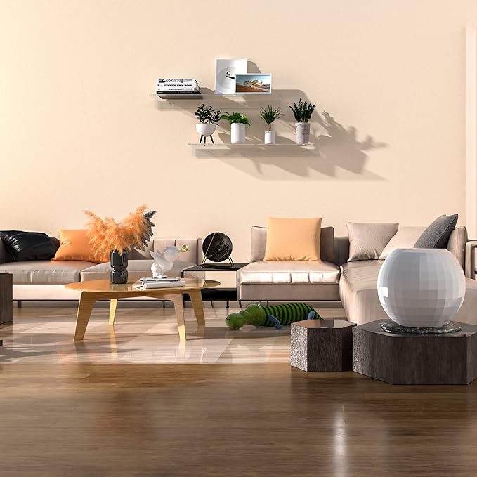 Acrylic Wall Shelves 36 24 12 Inches, Wall Mounted Display Shelves - Image 7