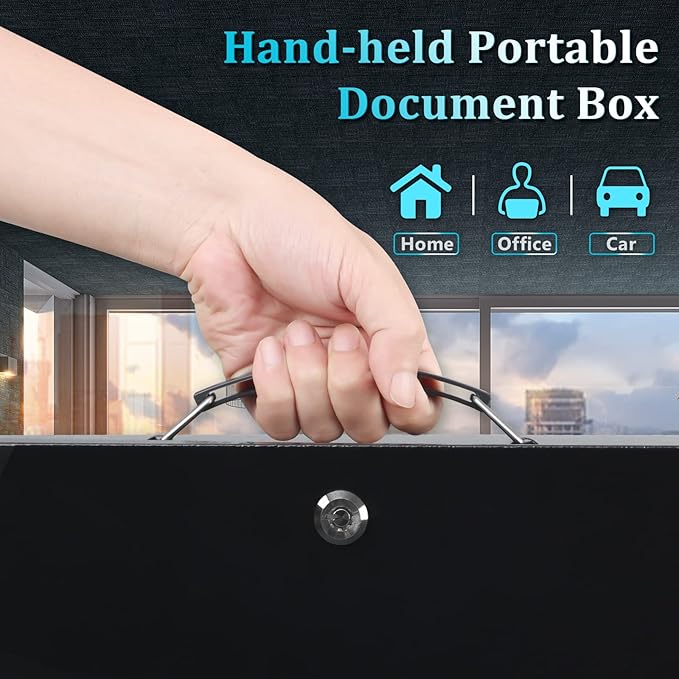 Dalmbox Portable Metal Safe Box - Image 6