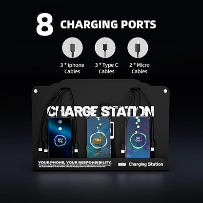 Wall Mounted 8 Port Charging Station - Image 2